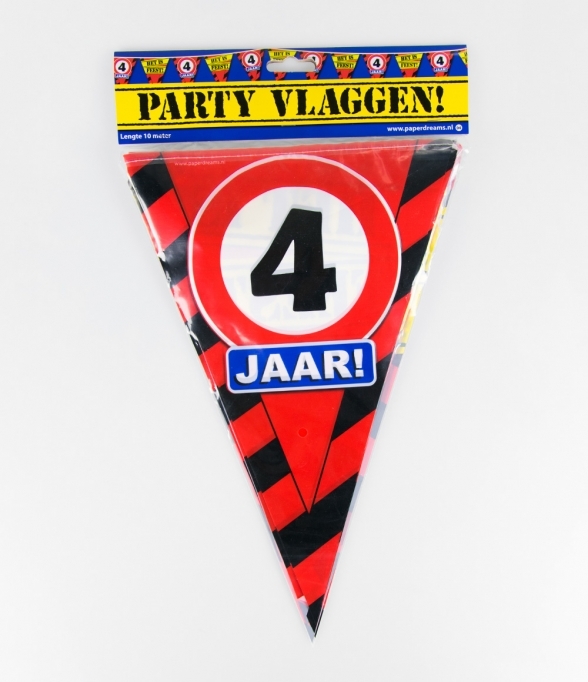 Partyvlaggen 4 Jaar