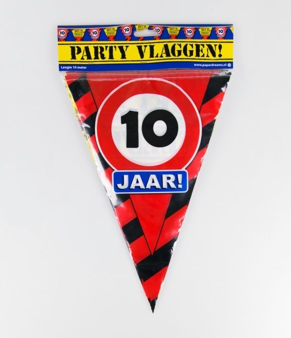Partyvlaggen 10 Jaar