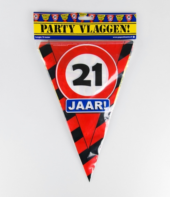 Partyvlaggen 21 Jaar