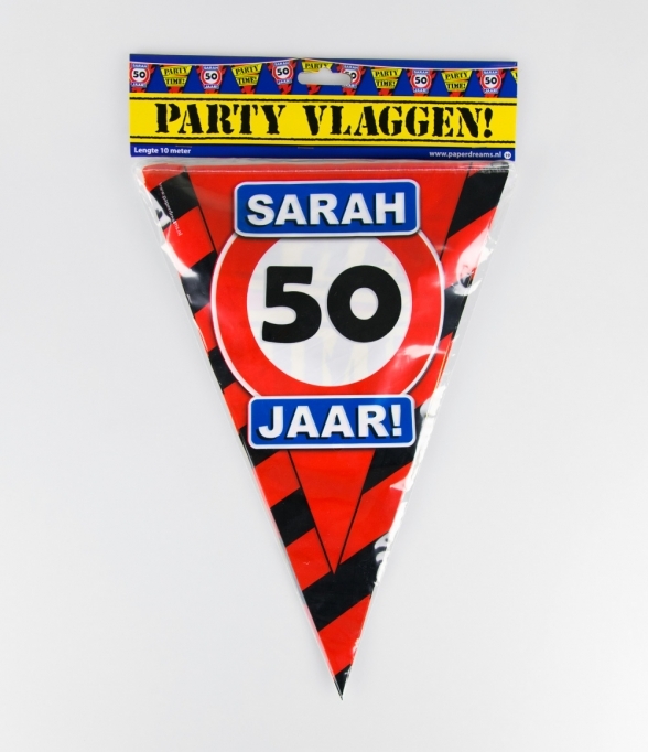 Partyvlaggen 50 Jaar Sarah