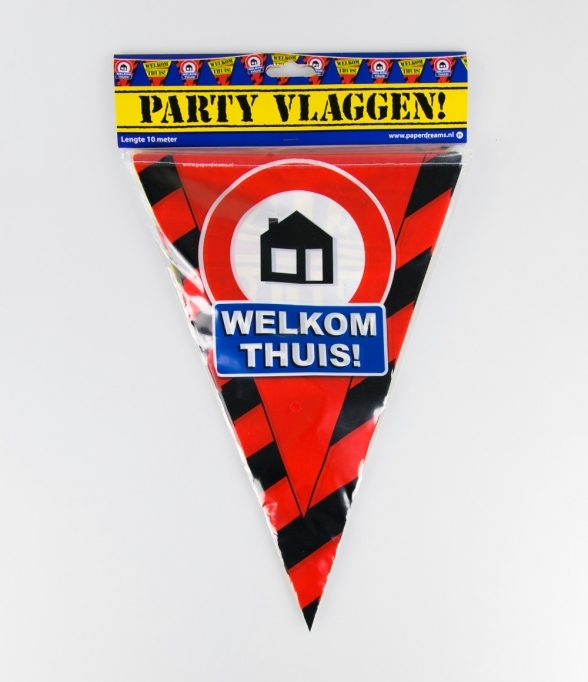Partyvlaggen Welkom Thuis