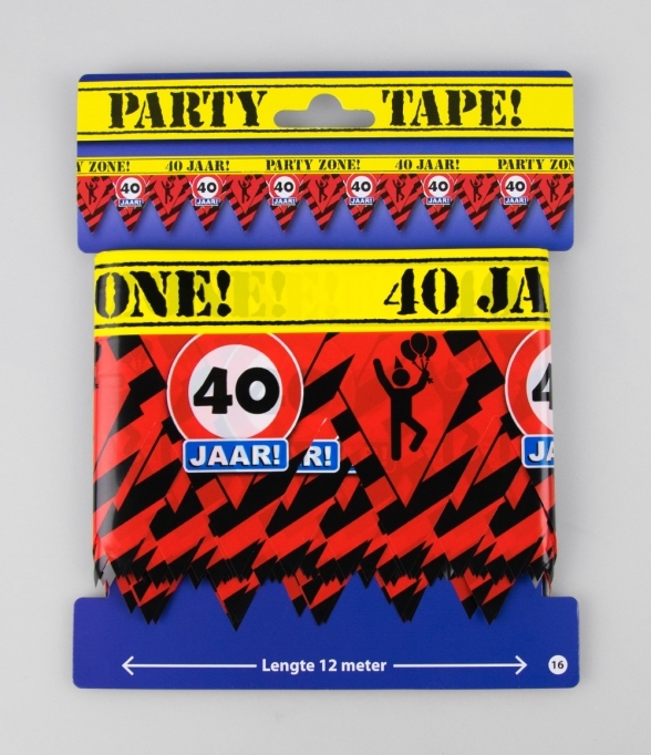 Partytape 40 jaar
